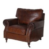 Steptoe Vintage Leather Sofa Armchair